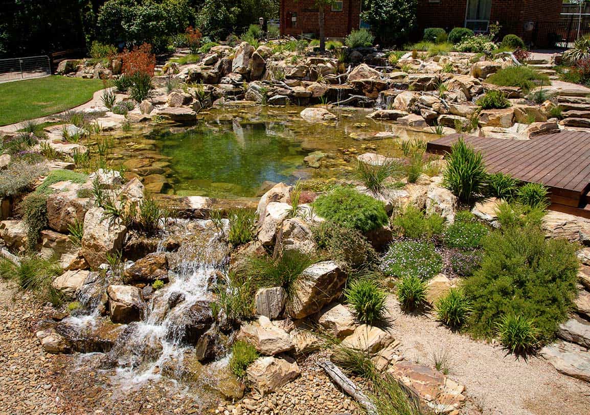 “Wow! These guys just blew us away. So professional! Thank you so much. We love our massive new eco-system pond. Highly recommend.” Jim and Deb, Adelaide Hills
2020 MLSA Award for Residential Landscape Construction $150,000 – $250,000